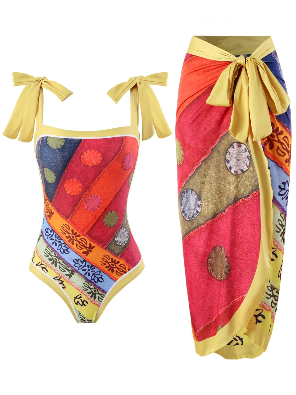 Subtly Elegant Swimsuit with a Refined Vintage Look