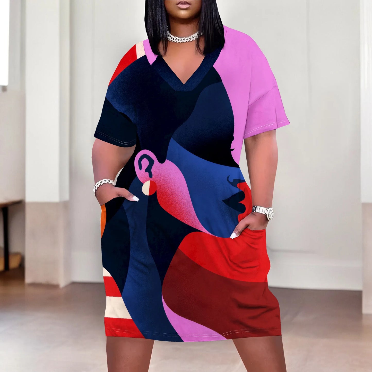 Gepolijst en speels Jurk