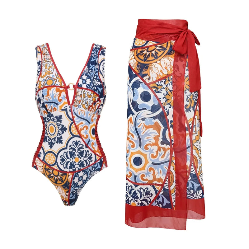 Subtly Elegant Bikini with a Refined Vintage Look