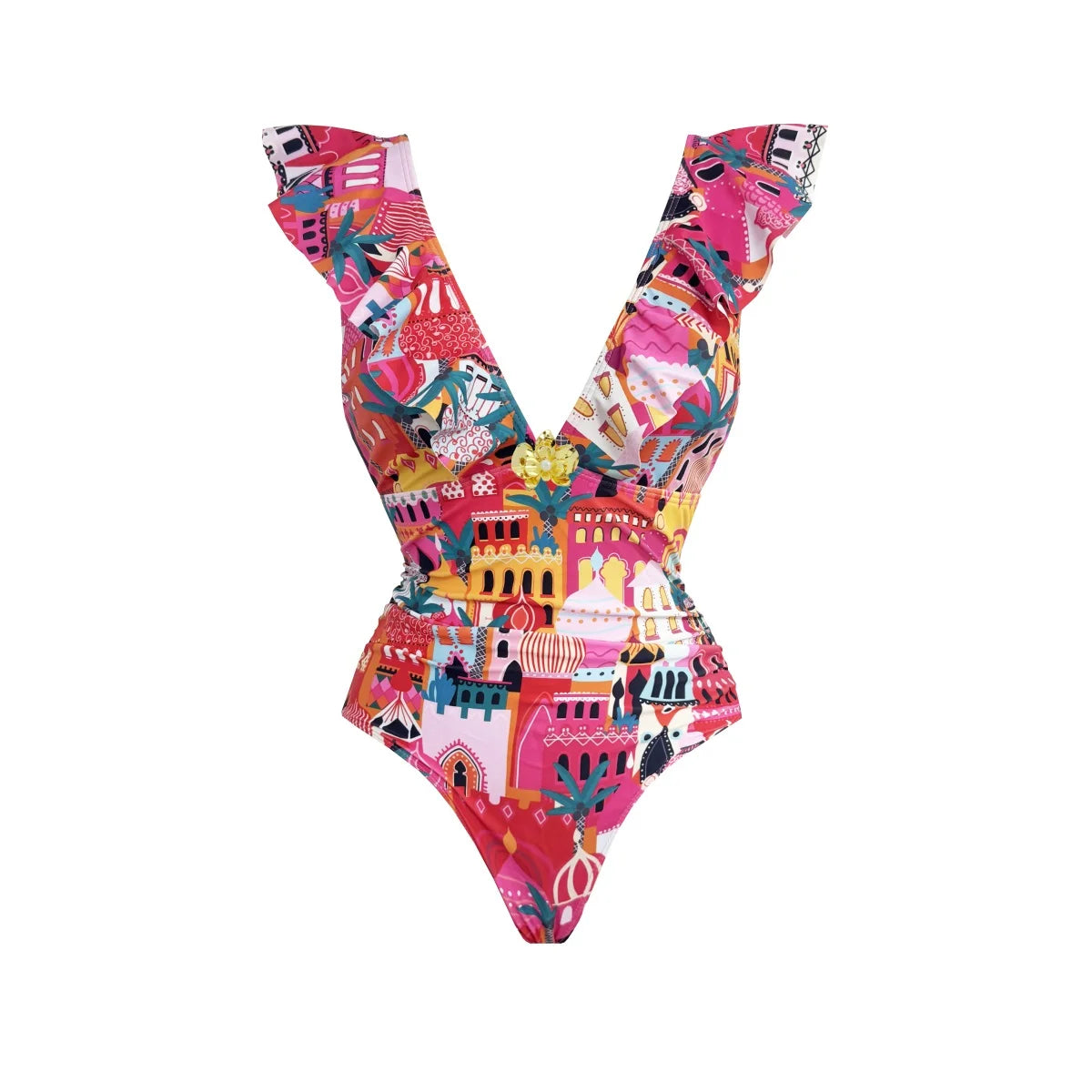 Classic Vintage Bathing Suit with a Flattering Fit