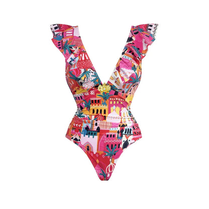 Classic Vintage Bathing Suit with a Flattering Fit