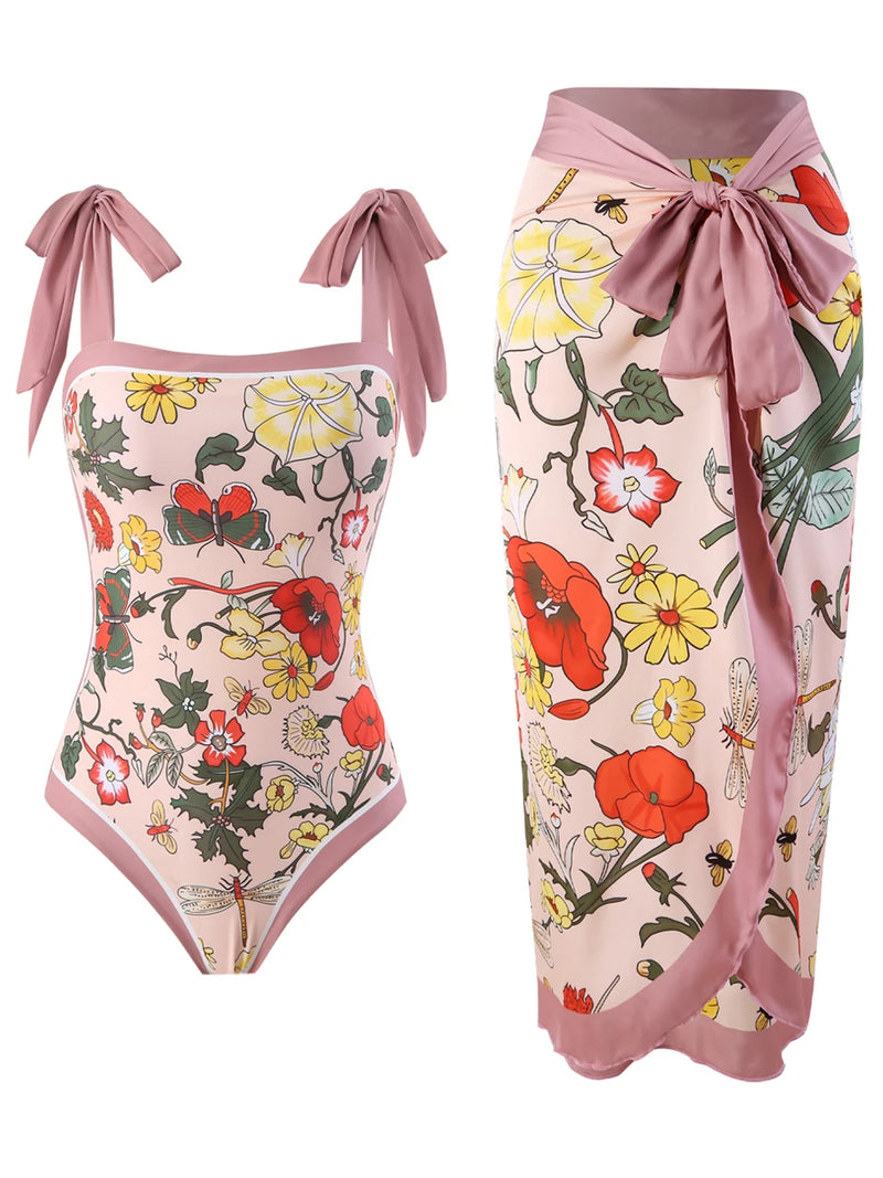 Subtly Elegant Swimsuit with a Refined Vintage Look