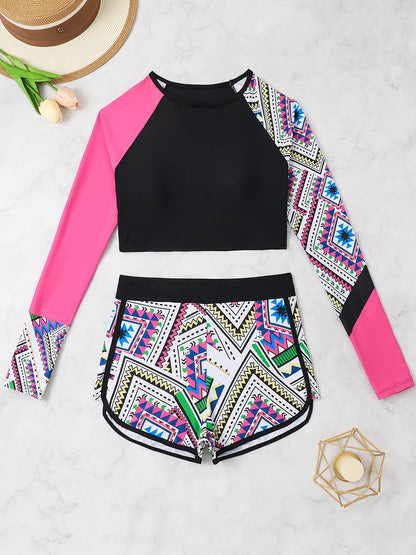 Casually Elegant Swimsuit with a Refined Edge