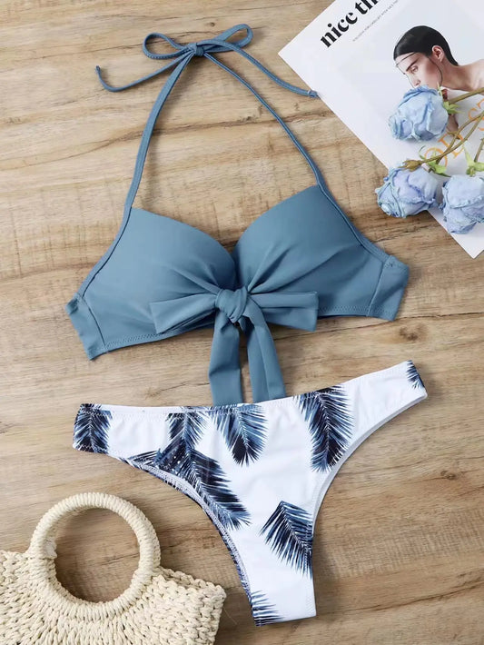 Subtly Elegant Bikini with a Refined Vintage Look