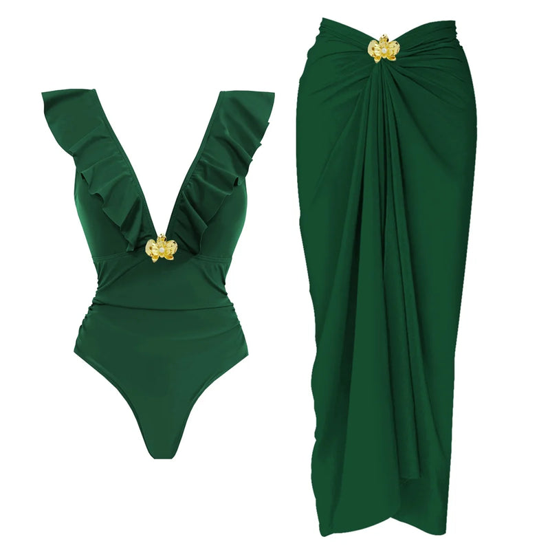 Classic Vintage Bathing Suit with a Flattering Fit