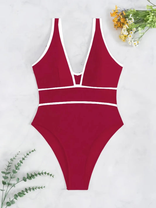 Subtly Elegant Swimsuit with a Refined Vintage Look