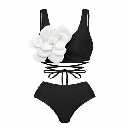 Subtly Elegant Bikini with a Refined Vintage Look