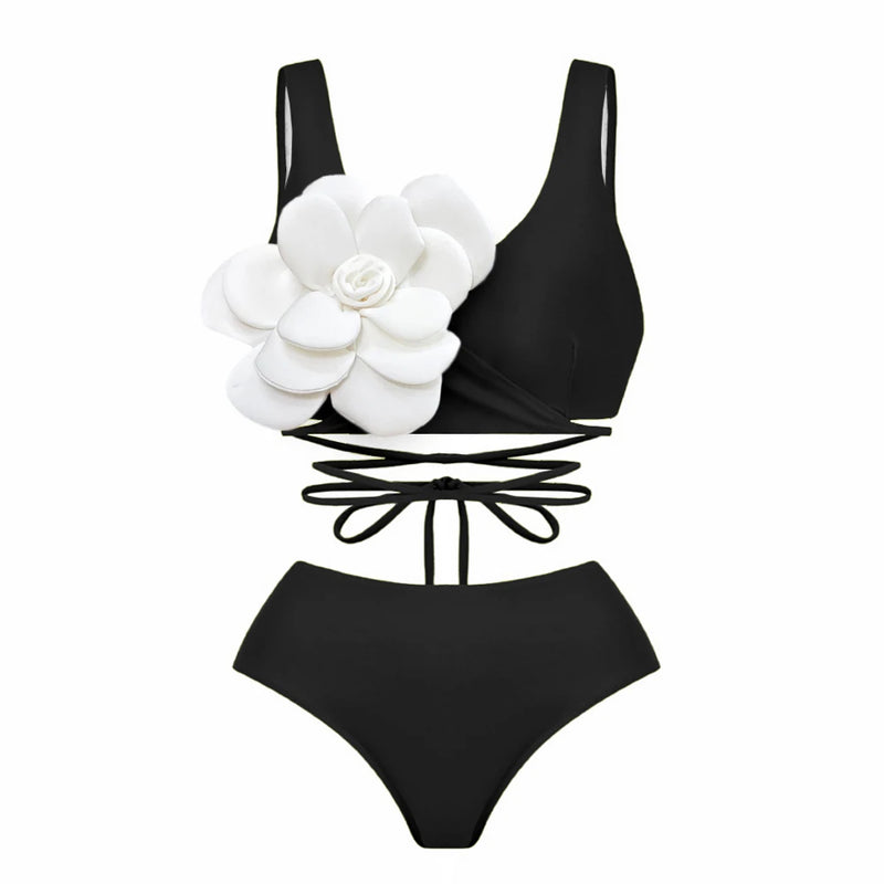 Subtly Elegant Bikini with a Refined Vintage Look
