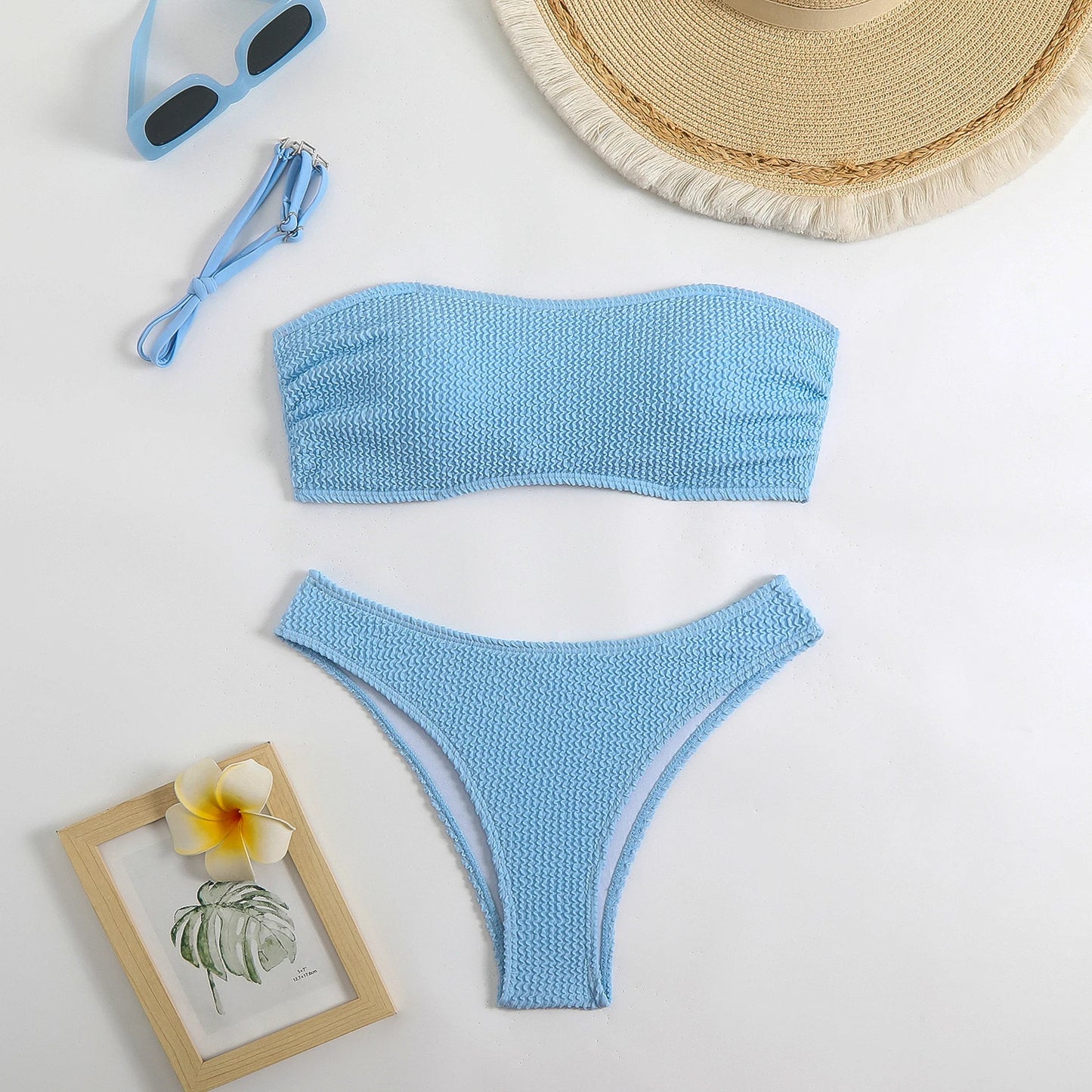 Subtly Elegant Bikini with a Refined Vintage Look