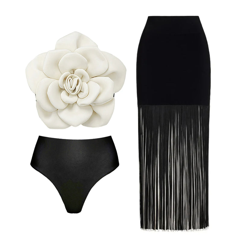 Subtly Elegant Bikini with a Refined Vintage Look
