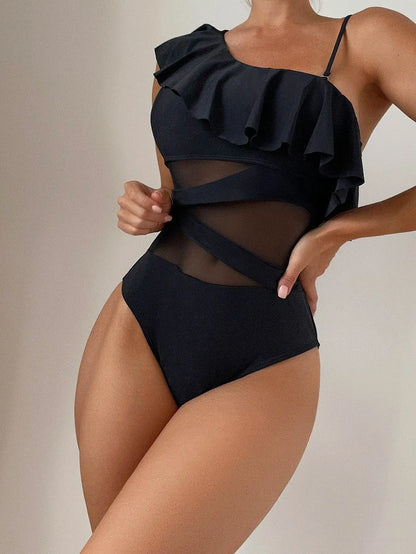 Finely Styled Swimsuit with a Classic Vintage Look