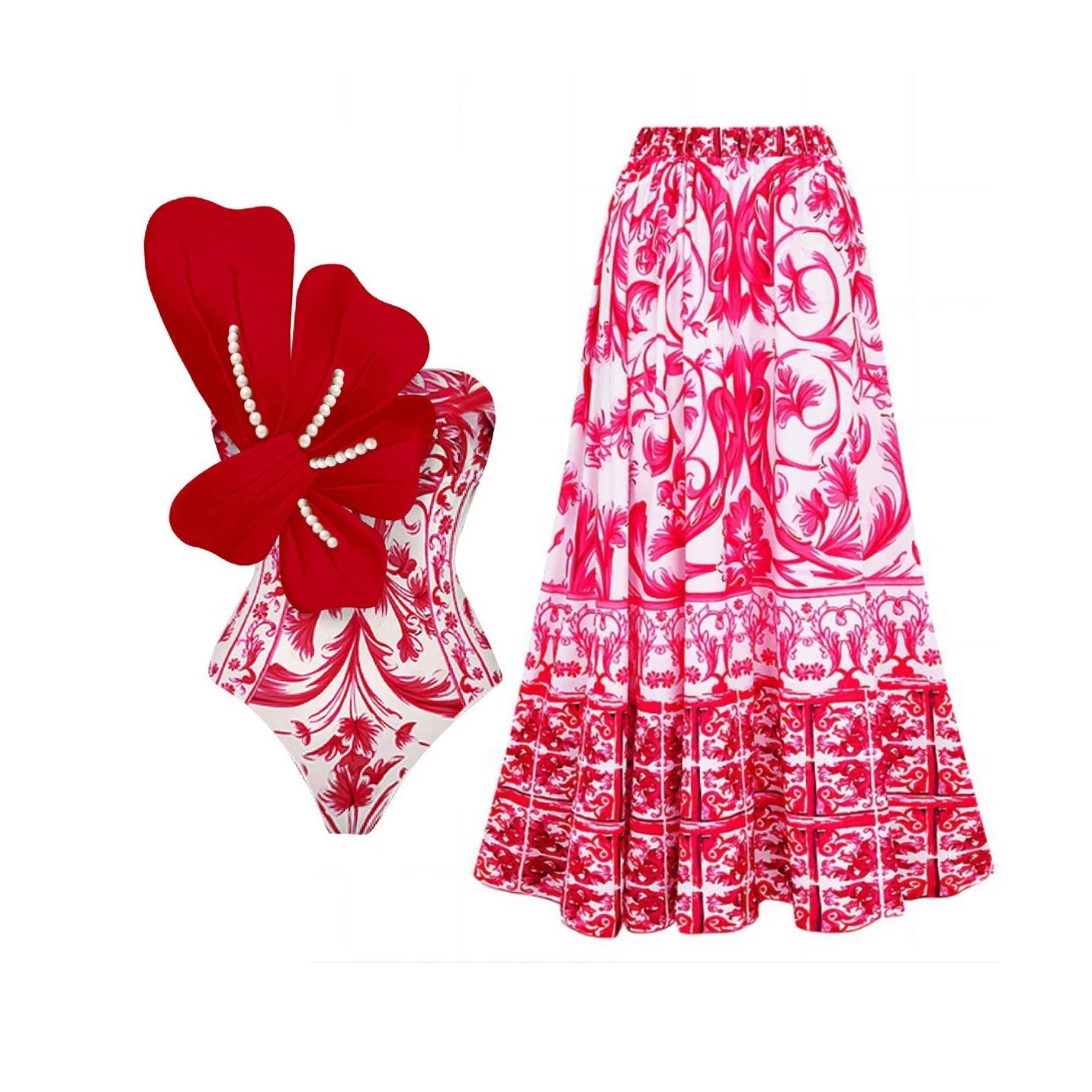 Casually Elegant Bathing Suit with a Refined Edge