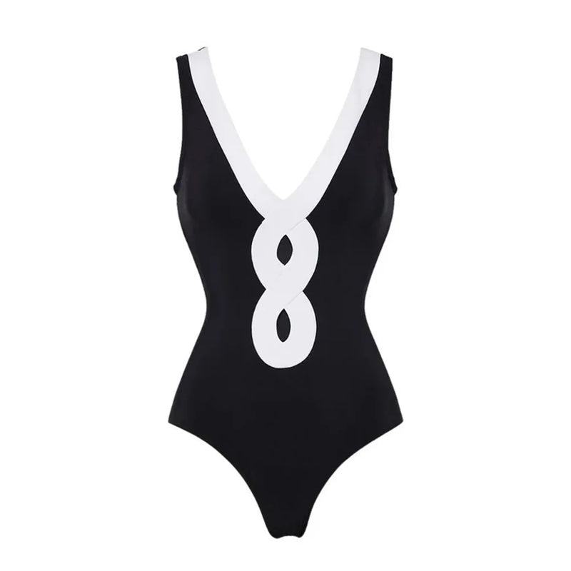 Finely Styled Swimsuit with a Classic Vintage Look