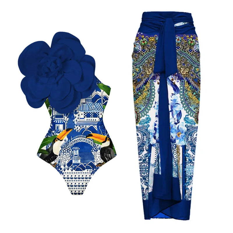 Classic Vintage Bathing Suit with a Flattering Fit