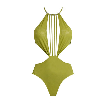 Finely Styled Bathing Suit with a Classic Vintage Look