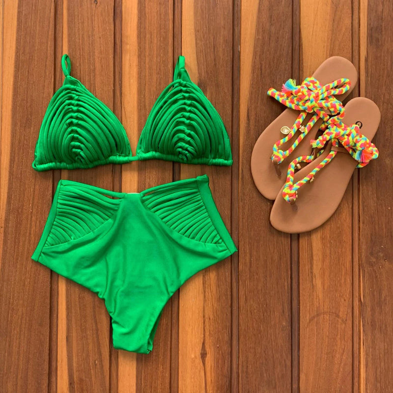 Vintage Inspired Bathing Suit with a Contemporary Edge