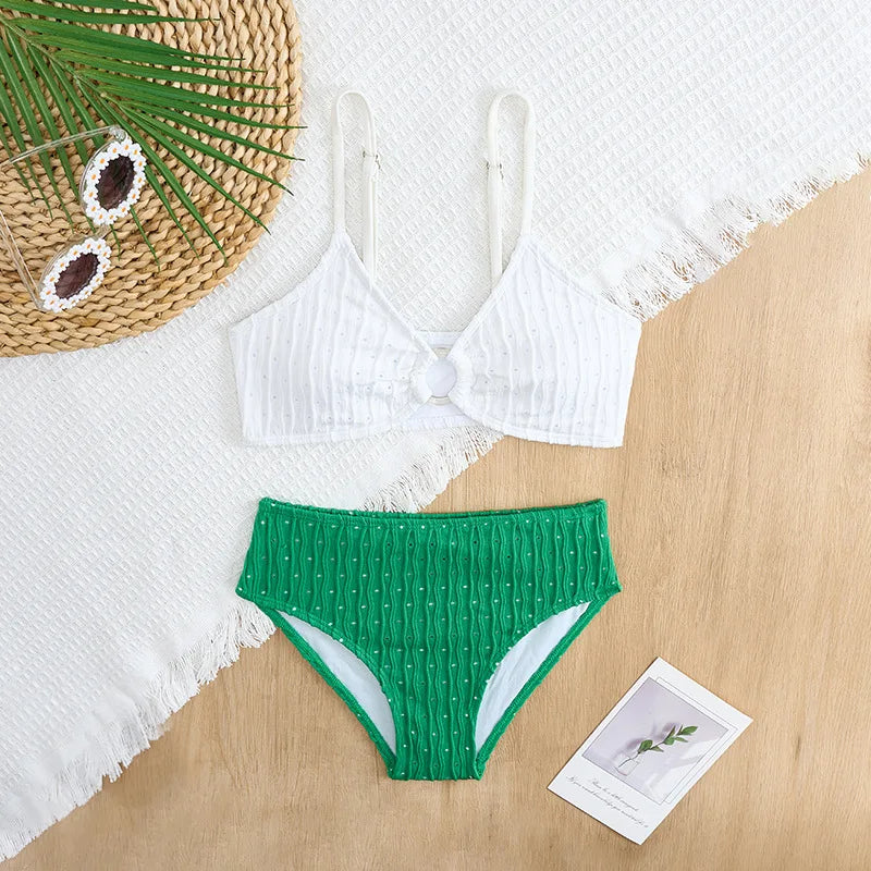 Vintage Inspired Bikini with a Contemporary Edge