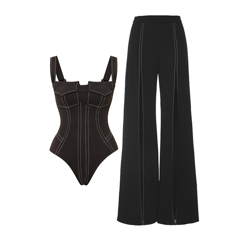 Classic Vintage Swimsuit with a Flattering Fit