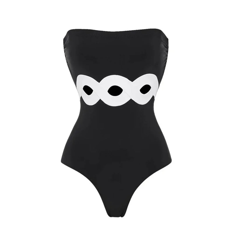 Finely Styled Swimsuit with a Classic Vintage Look