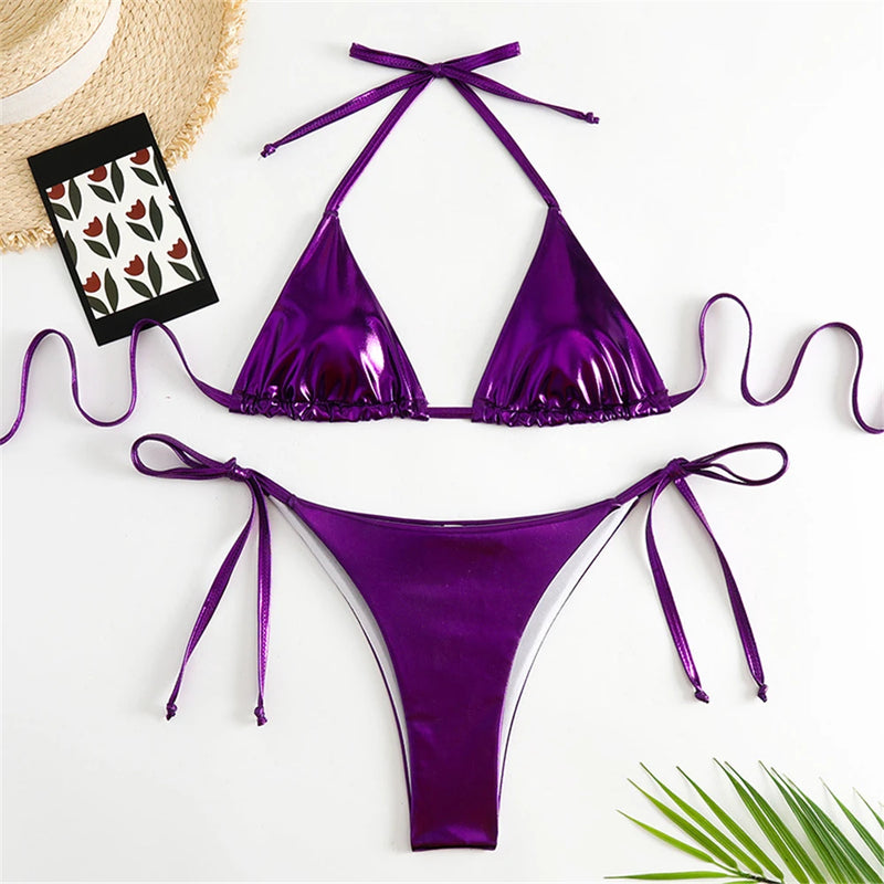 Classic Vintage Bikini with a Flattering Fit