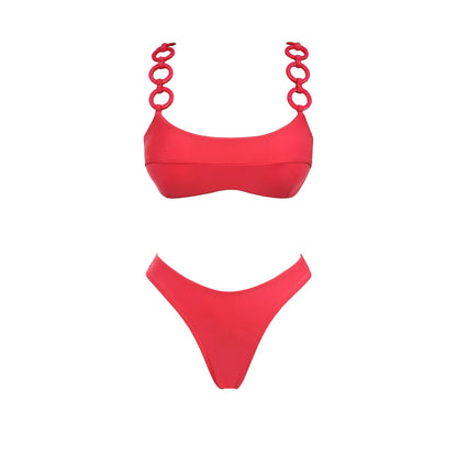 Classic Vintage Bikini with a Flattering Fit
