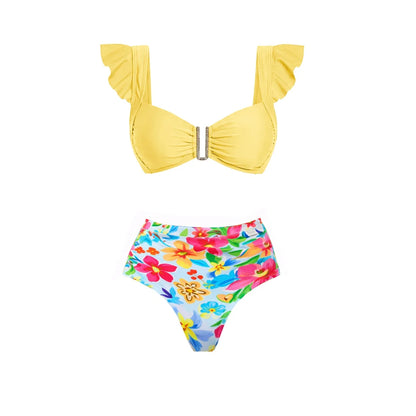 Classic Vintage Bikini with a Flattering Fit