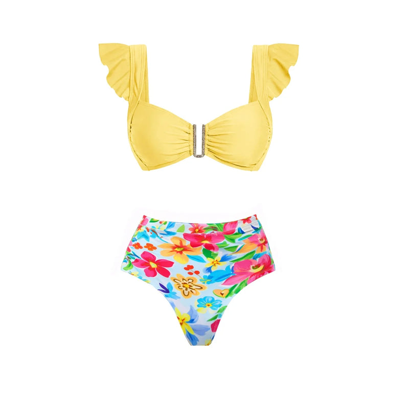 Classic Vintage Bikini with a Flattering Fit