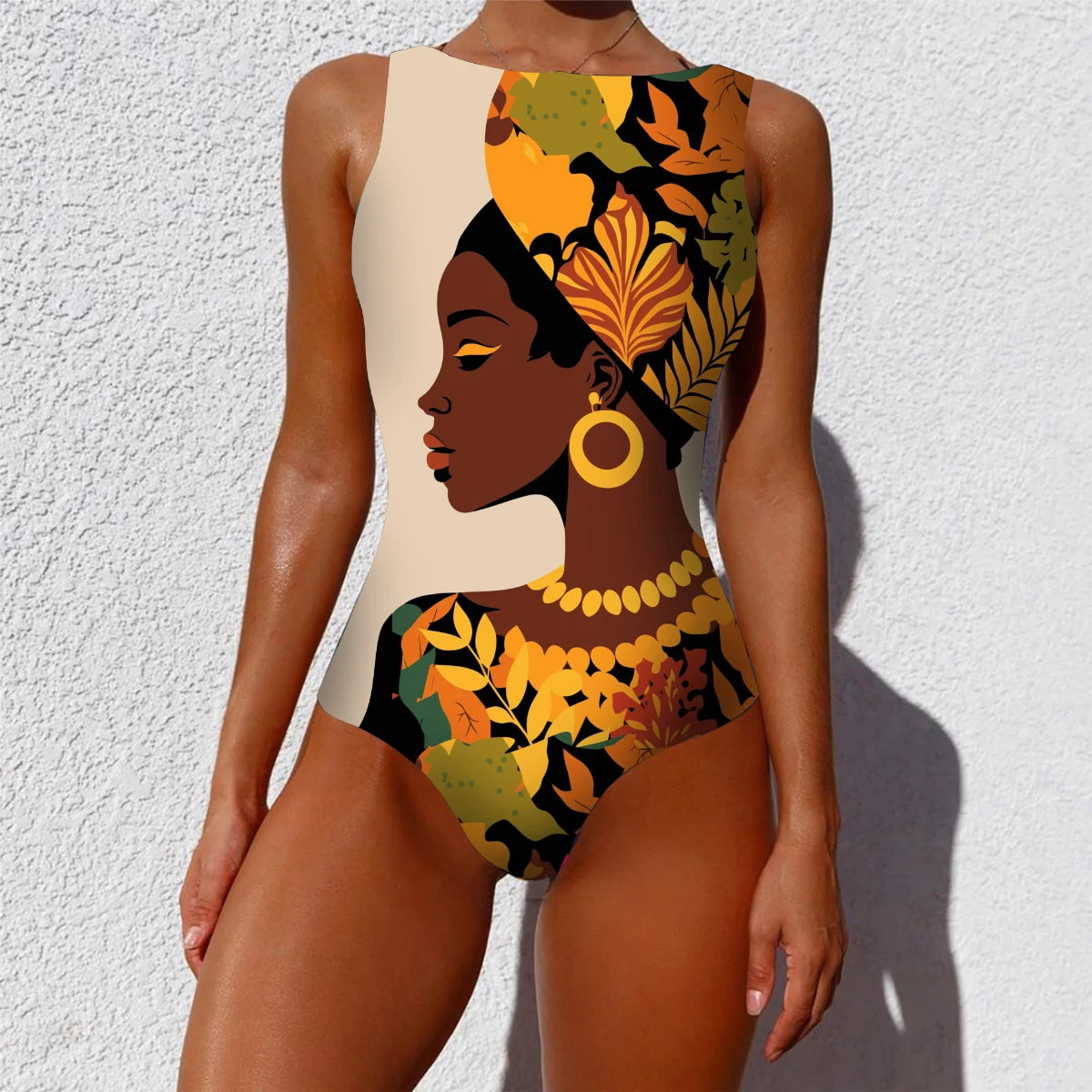 Casually Elegant Bathing Suit with a Refined Edge