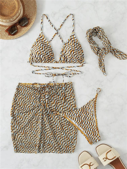 Vintage Inspired Bikini with a Contemporary Edge