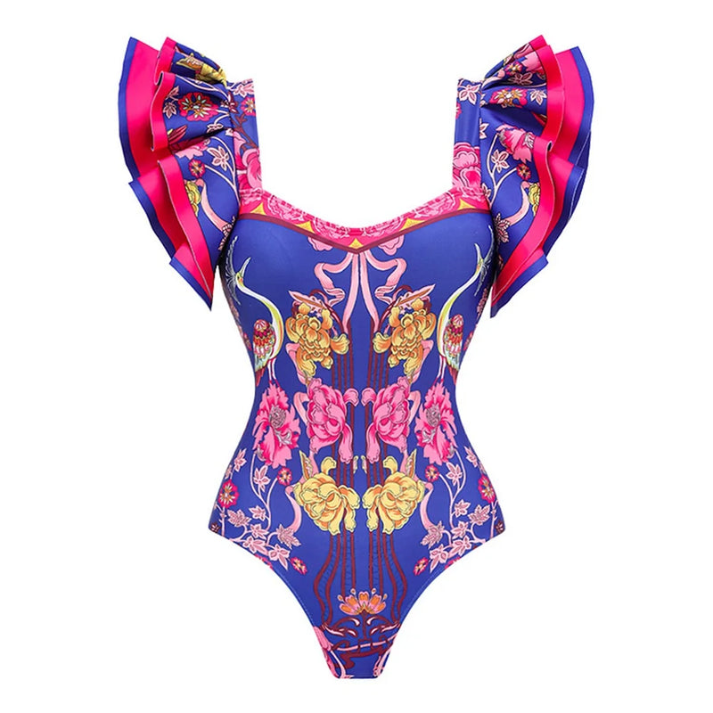 Vintage Inspired Bathing Suit with a Contemporary Edge