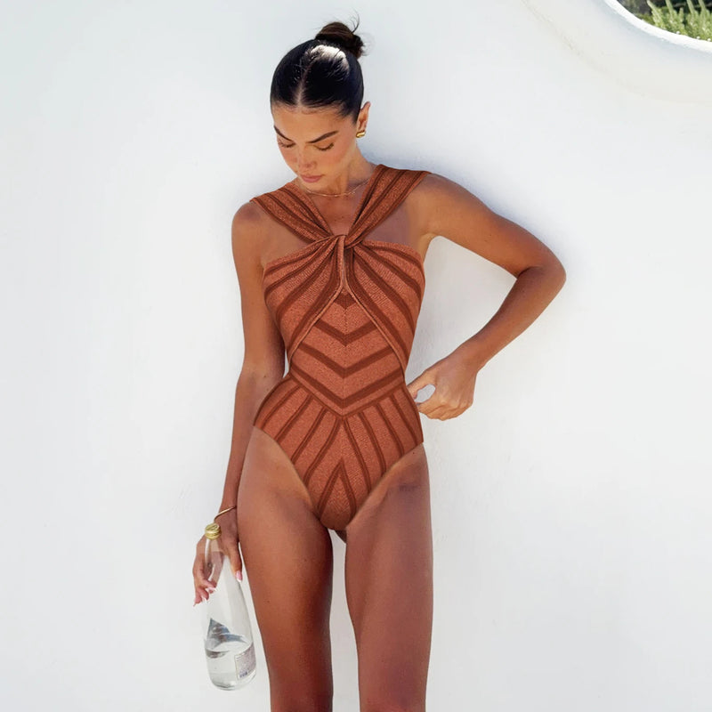 Finely Styled Bathing Suit with a Classic Vintage Look