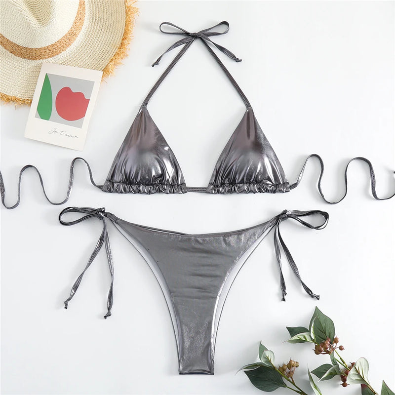 Classic Vintage Bikini with a Flattering Fit