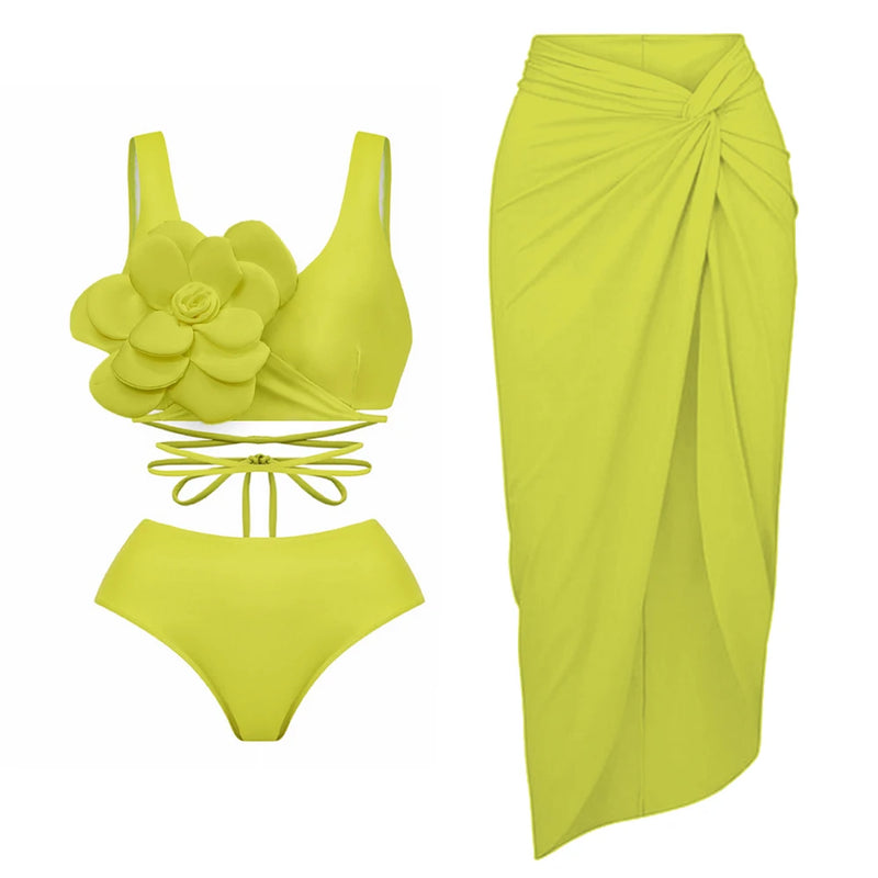 Subtly Elegant Bikini with a Refined Vintage Look