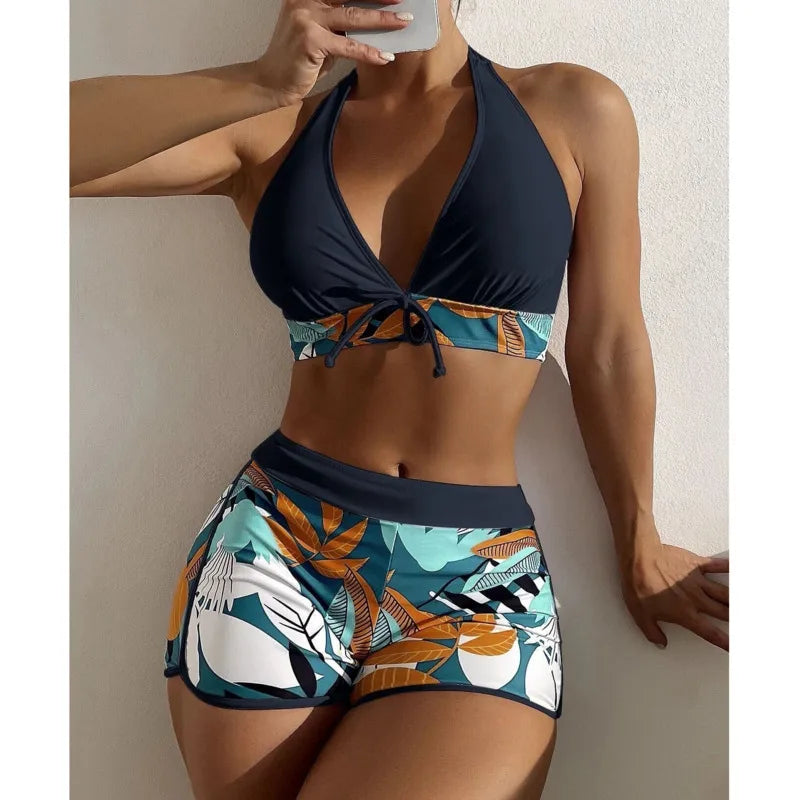 Subtly Elegant Bathing Suit with a Refined Vintage Look