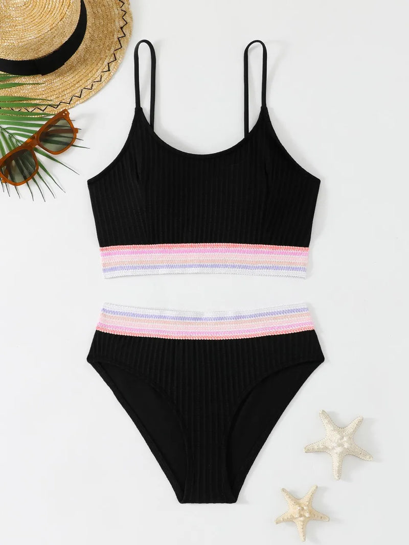 Subtly Elegant Bikini with a Refined Vintage Look