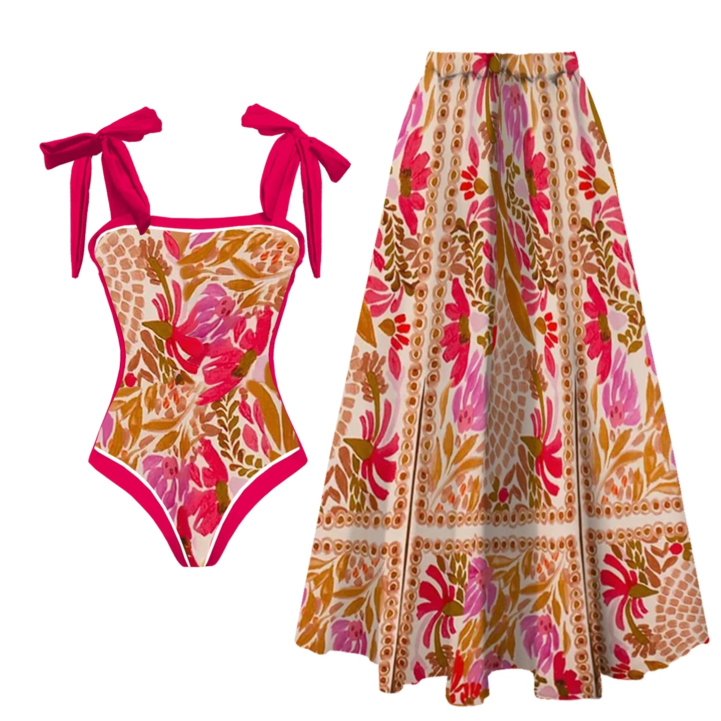 Classic Vintage Swimsuit with a Flattering Fit