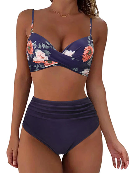 Classic Vintage Bikini with a Flattering Fit