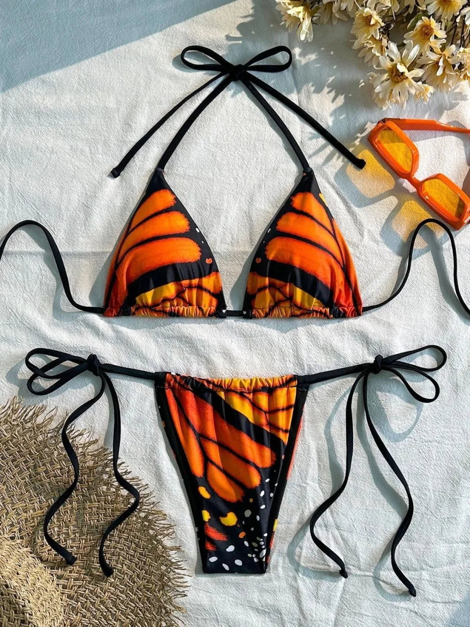 Classic Vintage Bikini with a Flattering Fit
