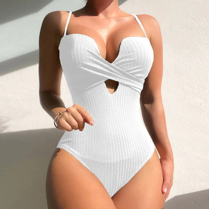 Casually Elegant Bathing Suit with a Refined Edge