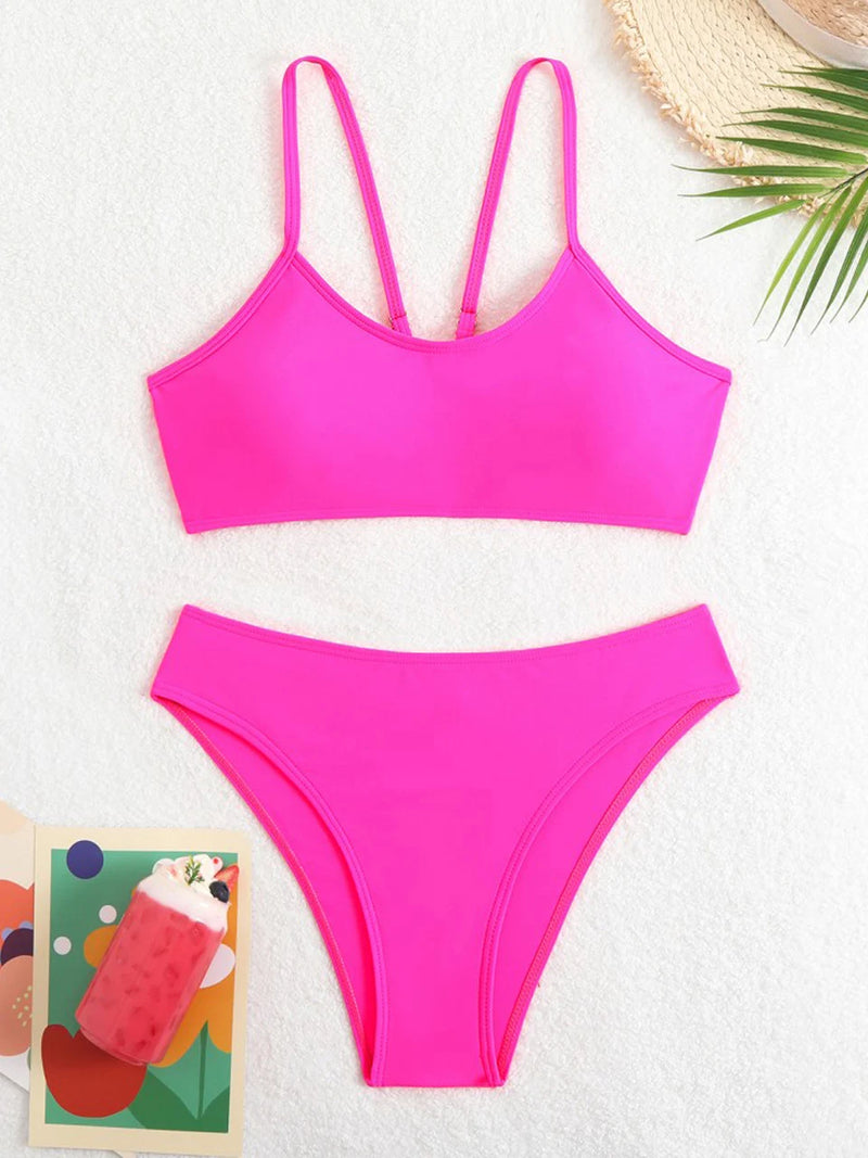 Subtly Elegant Bikini with a Refined Vintage Look
