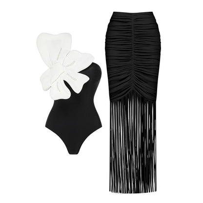 Casually Elegant Bathing Suit with a Refined Edge