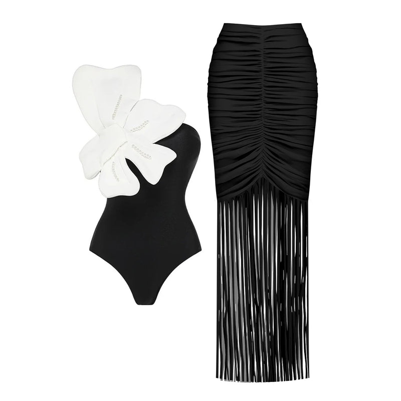 Casually Elegant Bathing Suit with a Refined Edge