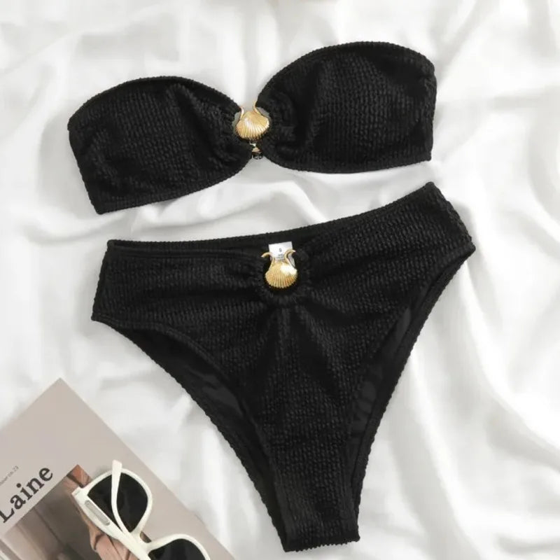 Finely Styled Bathing Suit with a Classic Vintage Look