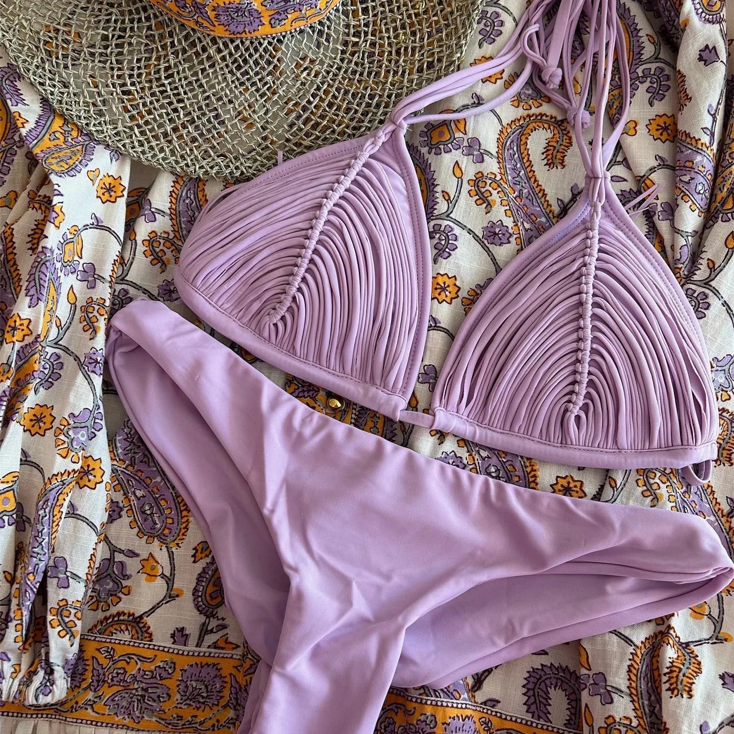 Casually Elegant Bathing Suit with a Refined Edge