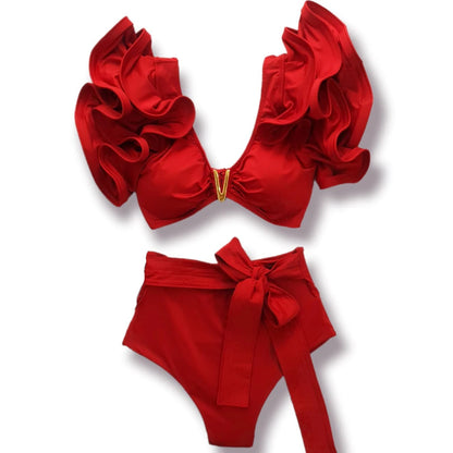 Vintage Inspired Bathing Suit with a Contemporary Edge
