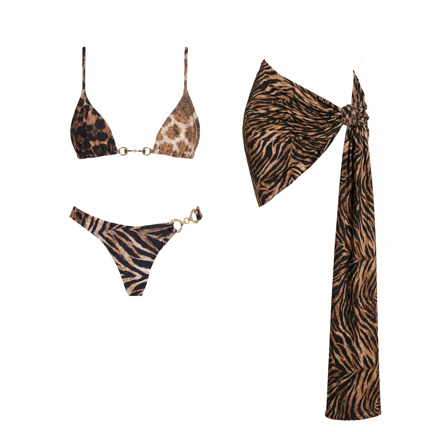 Classic Vintage Bikini with a Flattering Fit