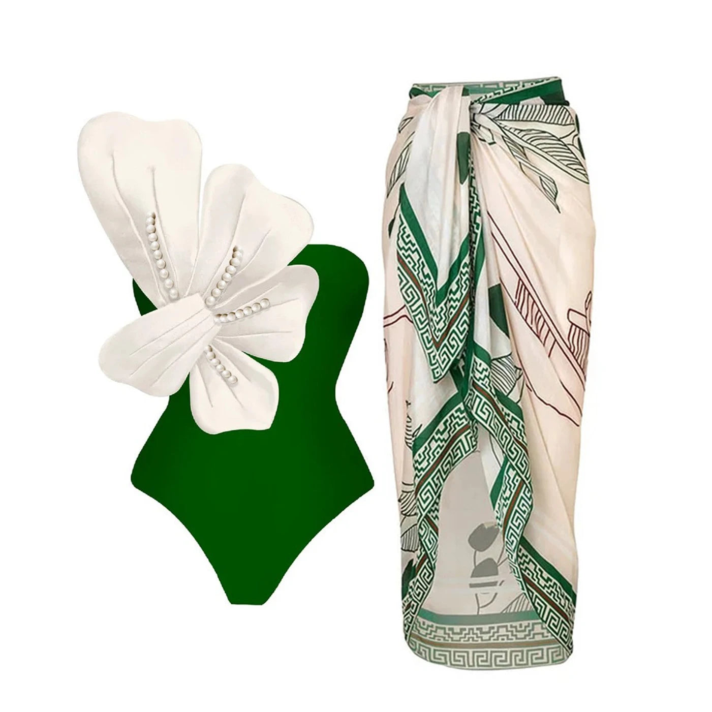 Casually Elegant Bathing Suit with a Refined Edge