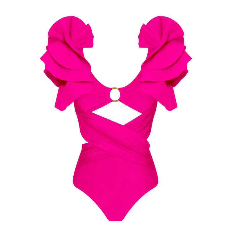 Effortlessly Elegant Bathing Suit with a Timeless Design