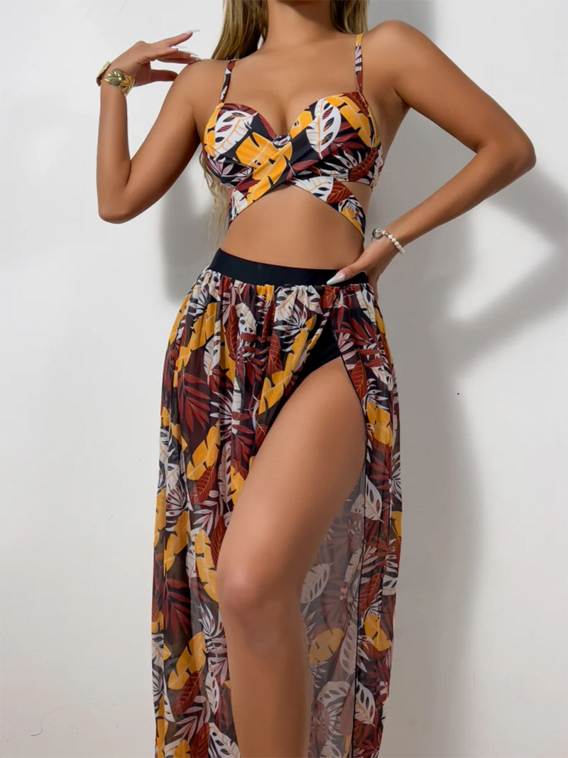 Classic Vintage Bikini with a Flattering Fit
