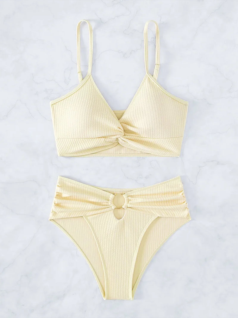 Vintage Inspired Bikini with a Contemporary Edge